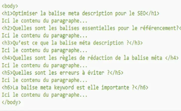 Balises Html