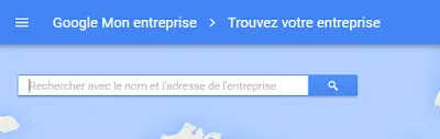 Entreprise sur Google Business